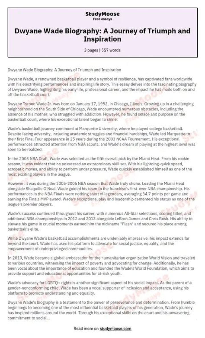 A Journey Of Triumph And Inspiration