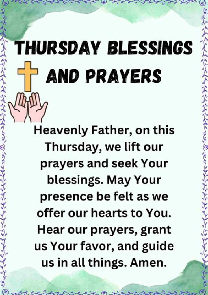 Discover The Power Of Thursday Prayer Quotes