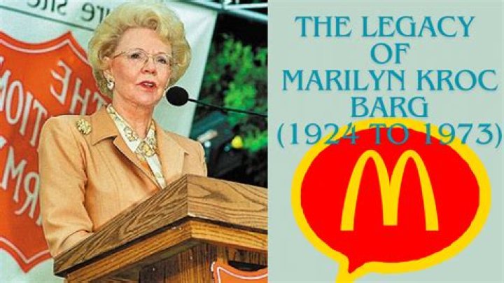 Unveiling The Extraordinary Legacy Of Marilyn Kroc Barg Born